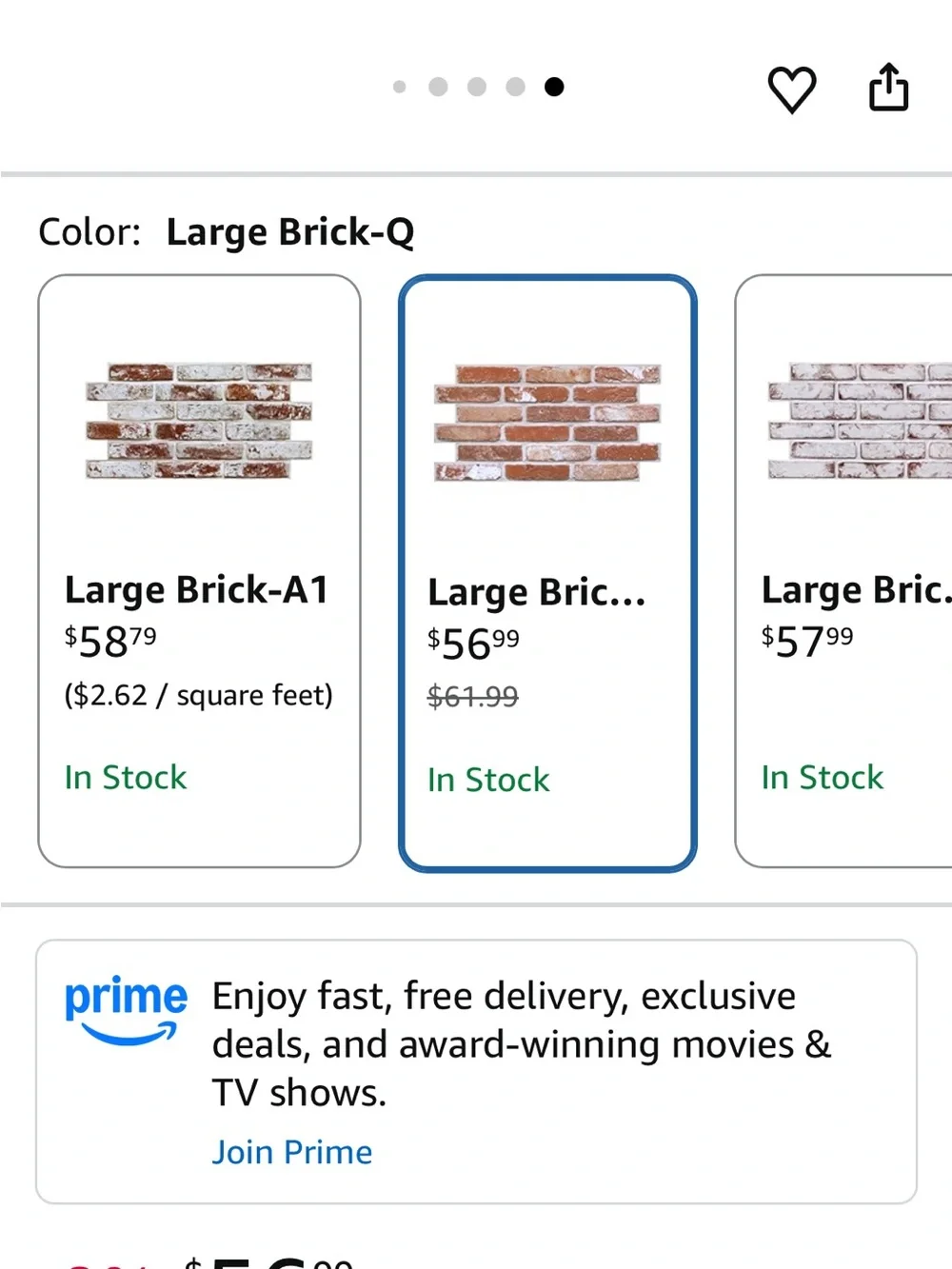 NEW Commomy Red Brick 3D Peel & Stick Wall Panels - 12 pcs 22.8in by 11.8in